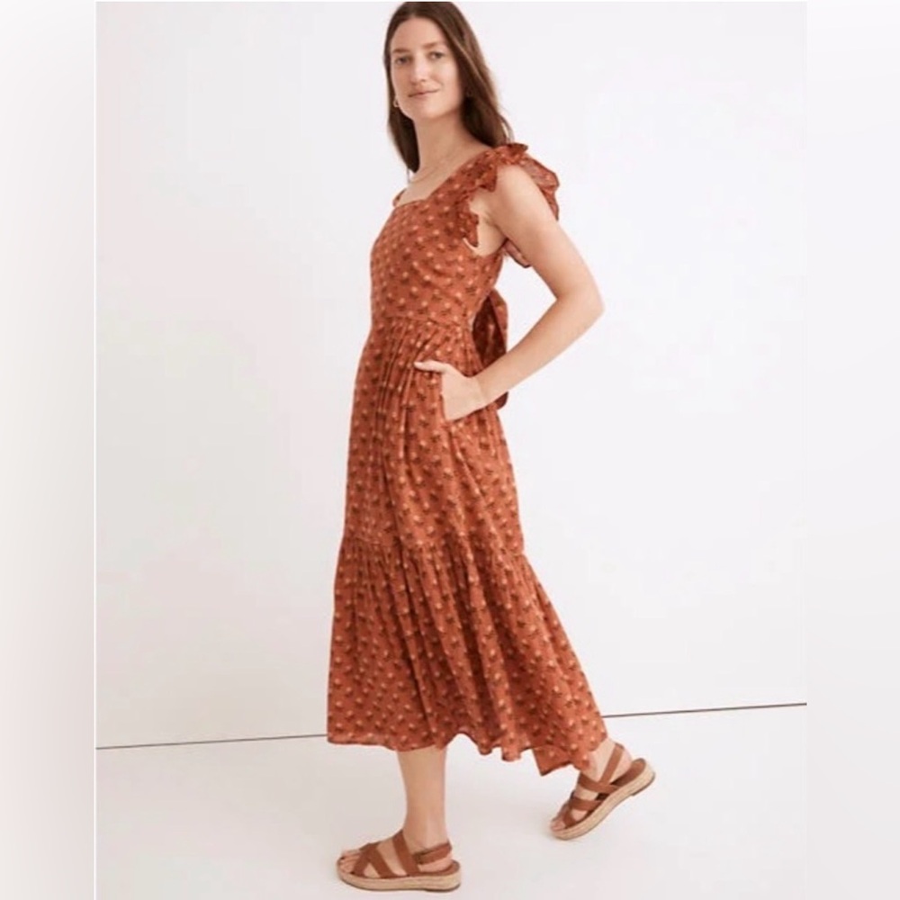 Madewell  Floral Midi Dress